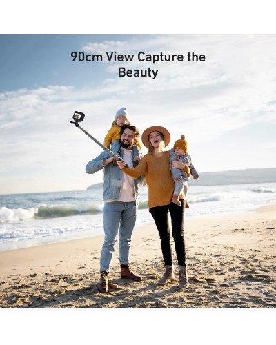 TELESIN High-Strength Aluminum Alloy Selfie Stick 90cm