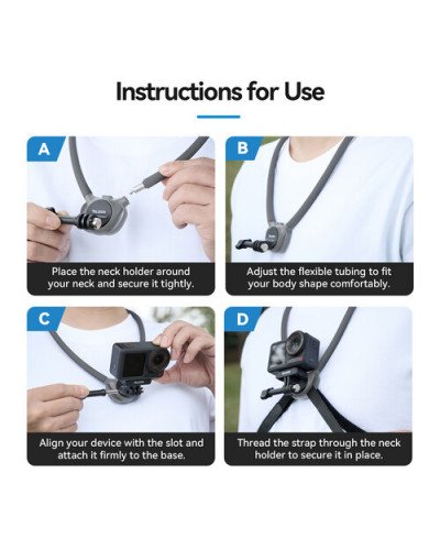 TELESIN 2in1 Magnetic Neck Mount SE 2.0