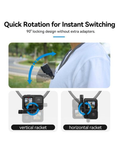 TELESIN 2in1 Magnetic Neck Mount SE 2.0