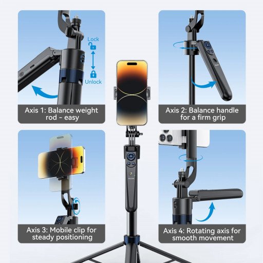 TELESIN Intelligent Auto-Tracking Tripod