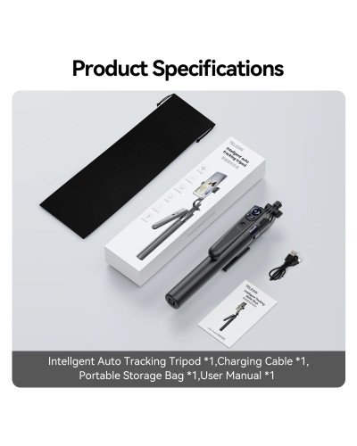 TELESIN Intelligent Auto-Tracking Tripod