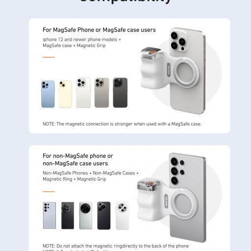 TELESIN Fun Shot Magnetic Grip For Phone