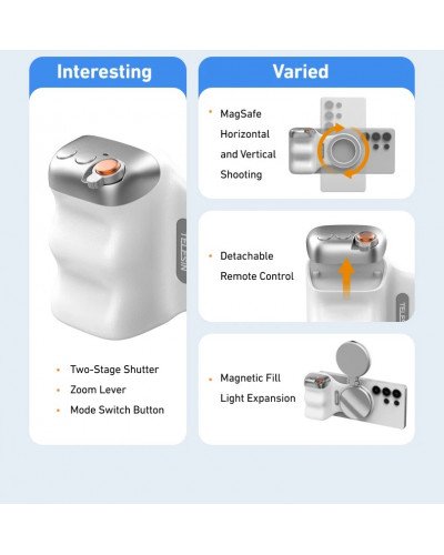 TELESIN Fun Shot Magnetic Grip For Phone