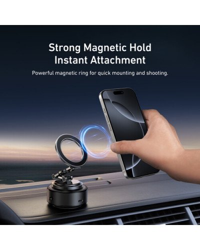 TELESIN Magnetic Electric Suction Cup Bracket