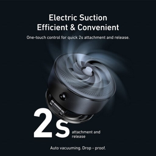 TELESIN Magnetic Electric Suction Cup Bracket