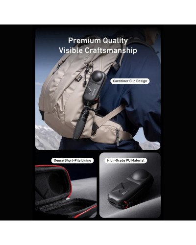 TELESIN Action Camera Carrying Case For Insta360 X4/X4 Air/X5