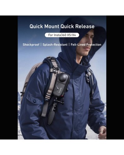 TELESIN Action Camera Carrying Case For Insta360 X4/X4 Air/X5