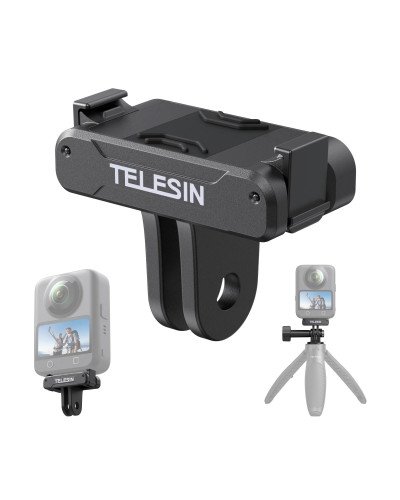 TELESIN Magnetic Quick-Release Adapter Mount For DJI Osmo 360/Action 5Pro/4/3