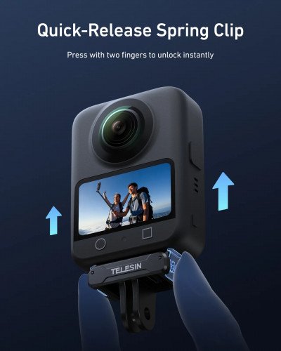 TELESIN Magnetic Quick-Release Adapter Mount For DJI Osmo 360/Action 5Pro/4/3 TELESIN Magnetic Quick-Release Adapter Mount For DJI Osmo 360/Action 5Pro/4/3