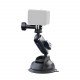 TELESIN Aluminum Alloy Camera Suction Cup Mount With Phone Clip
