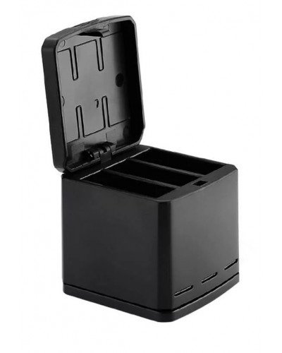 TELESIN 3 Slots LED Storage Charger Box for GoPro HERO 8/7/6/5