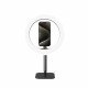 TELESIN Magnetic Desktop Phone Stand with 10 inch LED Photography Ring Light Selfie Fill Lamp