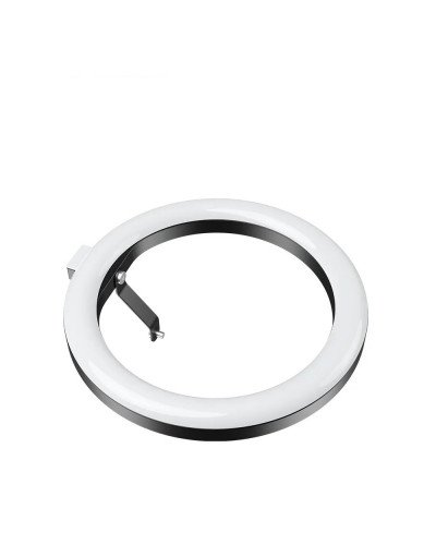 TELESIN Mobile Magnetic Floor Stand with 10 inch LED Photography Ring Light Selfie Fill Lamp