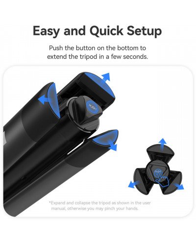 Ulanzi AT-01 1.5m Extendable Light Stand Tripod with Portable Dolly Ulanzi AT-01 1.5m Extendable Light Stand Tripod with Portable Dolly