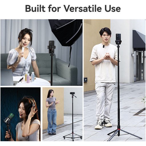 Ulanzi AT-01 1.5m Extendable Light Stand Tripod with Portable Dolly
