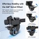 Ulanzi AT-01 1.5m Extendable Light Stand Tripod with Portable Dolly