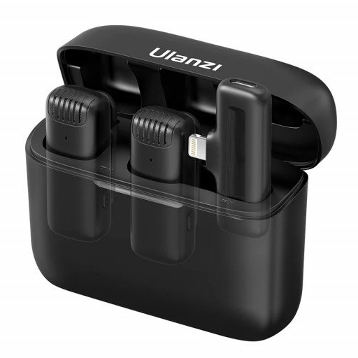 Ulanzi J12 Wireless Lavalier Microphone System (Lightning) Ulanzi J12 Wireless Lavalier Microphone System (Lightning)