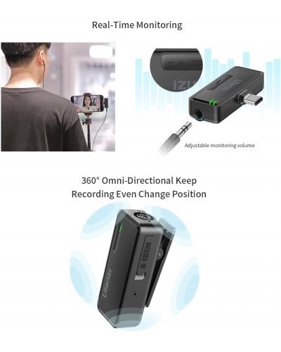 Ulanzi UW-MIC 2.4GHz Wireless Recording Microphone (Type-C)