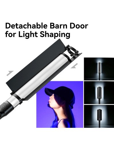 Ulanzi VL360 RGB 38W LED Light Stick with Barn Door