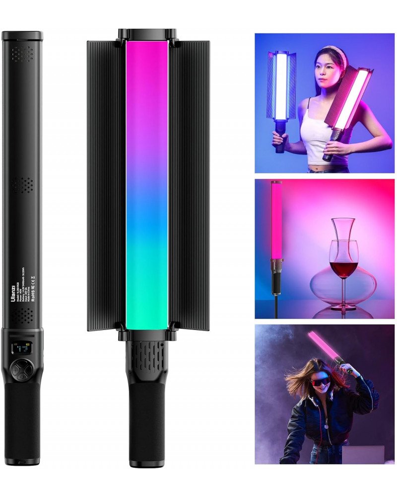 Ulanzi VL360 RGB 38W LED Light Stick with Barn Door