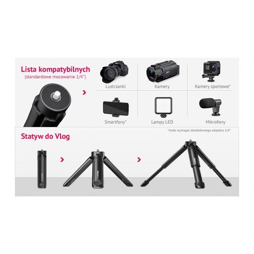 Ulanzi MT-14 Extendable Vlog Desktop Tripod