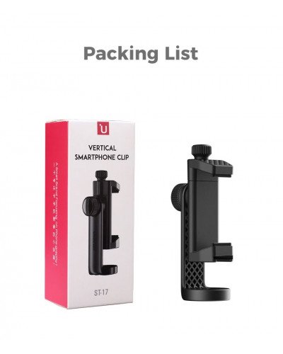 Ulanzi ST-17 360° Rotating Tripod Smartphone Mount