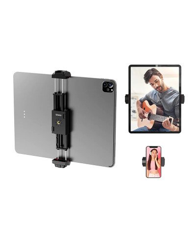 Ulanzi ST-29 Universal Tablet SmartPhone Holder with Cold Shoe Mount Ulanzi ST-29 Universal Tablet SmartPhone Holder with Cold Shoe Mount