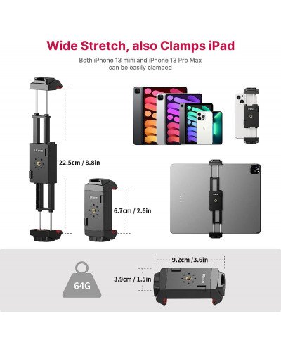 Ulanzi ST-29 Universal Tablet SmartPhone Holder with Cold Shoe Mount