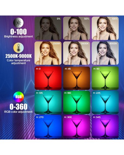 Ulanzi VL119 RGB Tube Light Handheld LED Video Light Wand