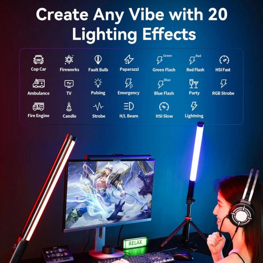 Ulanzi VL119 RGB Tube Light Handheld LED Video Light Wand