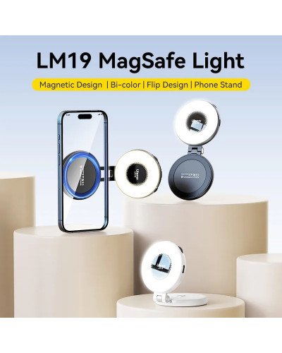 Ulanzi LM19 MagSafe LED Selfie Ring Light (Black)
