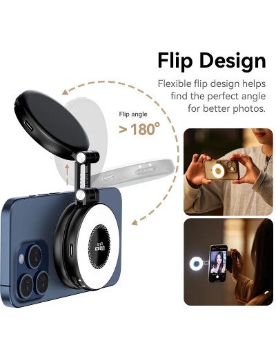 Ulanzi LM19 MagSafe LED Selfie Ring Light (Black)