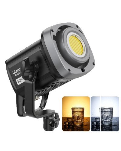 Ulanzi VL-200 Bi-Color 200W V-Mount LED Video Light (With Power Adapter)