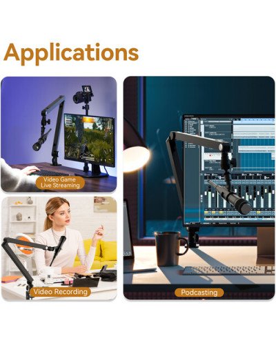 Ulanzi TM01 Microphone Boom Arm with Desk Mount Ulanzi TM01 Microphone Boom Arm with Desk Mount