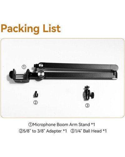 Ulanzi TM01 Microphone Boom Arm with Desk Mount