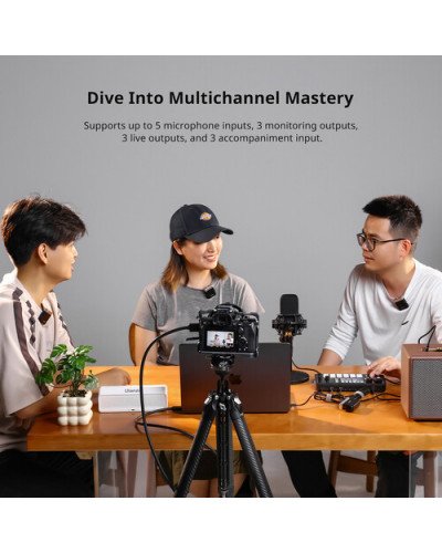 Ulanzi AX01 UCaster Live All-In-One USB-C Audio Interface/Mixer