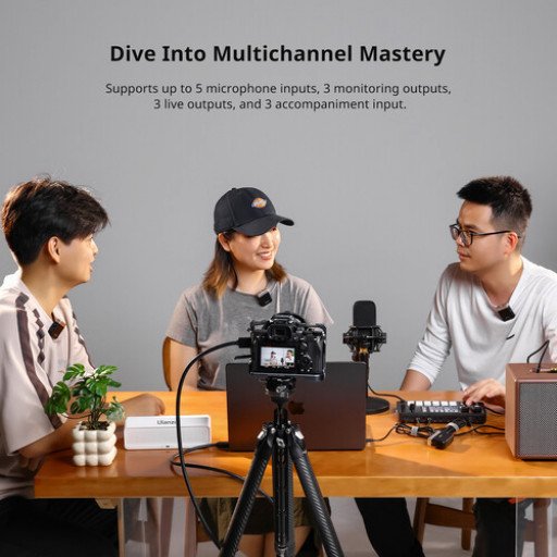 Ulanzi AX01 UCaster Live All-In-One USB-C Audio Interface/Mixer