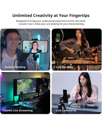 Ulanzi AX01 UCaster Live All-In-One USB-C Audio Interface/Mixer