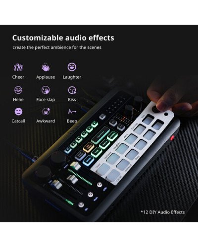 Ulanzi AX01 UCaster Live All-In-One USB-C Audio Interface/Mixer