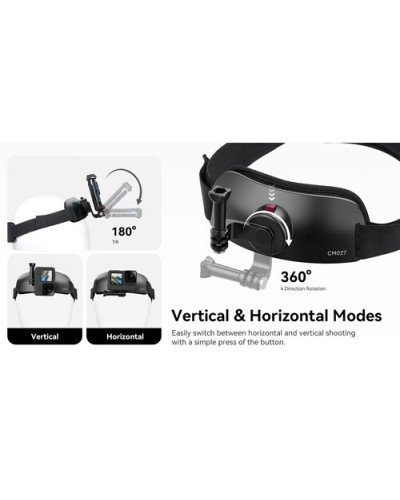 Ulanzi Go-Quick II Head Strap Mount for GoPro and Phone