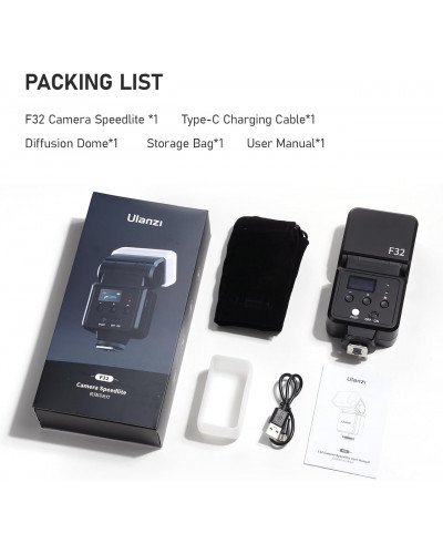 Ulanzi F32 L060GBB2 Compact Camera Flash Speedlite