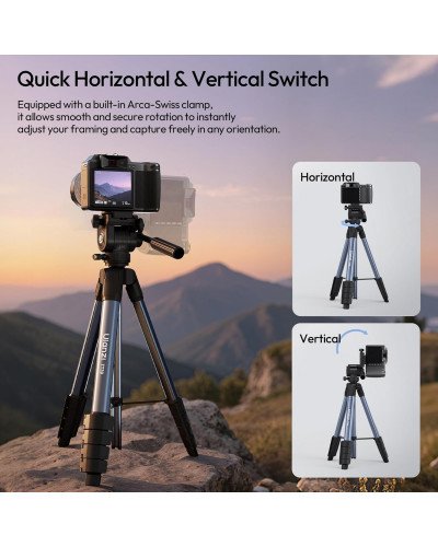 Ulanzi TT39 Video Tripod for Smartphone Camera with Phone Clamps