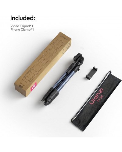 Ulanzi TT39 Video Tripod for Smartphone Camera with Phone Clamps