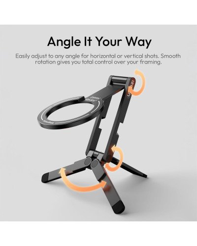 Ulanzi MA60 Foldable Magnetic Phone Tripod (Silver)