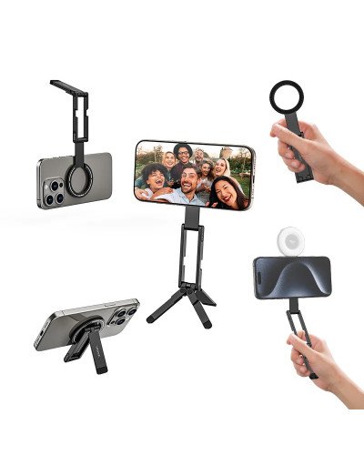Ulanzi MA60 Foldable Magnetic Phone Tripod (Black)
