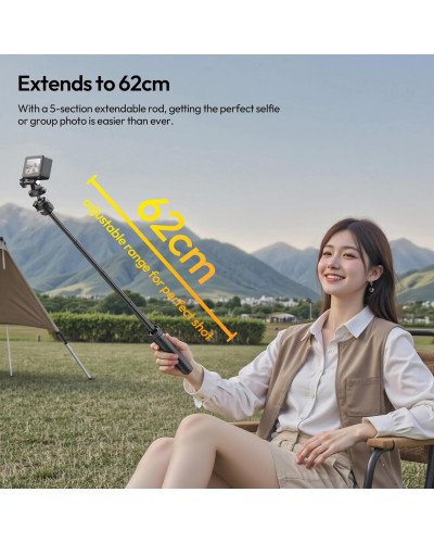 Ulanzi MT90 Cka Quick-Release Tripod for GoPro Hero Insta360 DJI Osmo Pocket/Action/360 Small Cameras