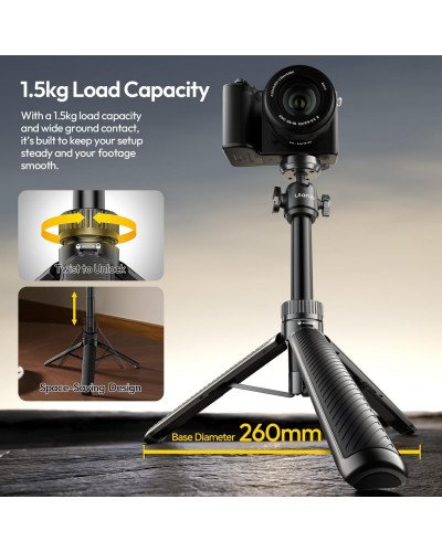 Ulanzi MT90 Cka Quick-Release Tripod for GoPro Hero Insta360 DJI Osmo Pocket/Action/360 Small Cameras