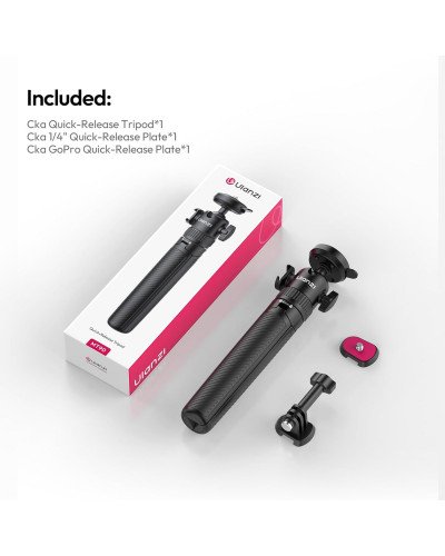 Ulanzi MT90 Cka Quick-Release Tripod for GoPro Hero Insta360 DJI Osmo Pocket/Action/360 Small Cameras