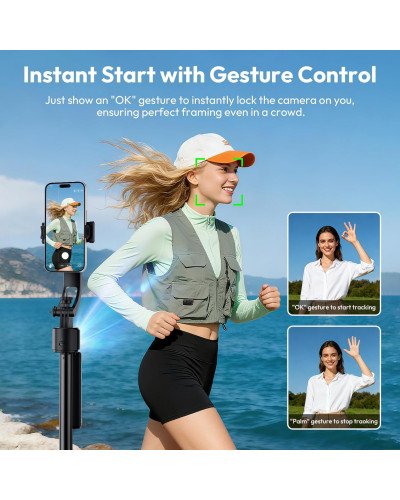 Ulanzi TT23 Auto Face Tracking Tripod and Selfie Stick