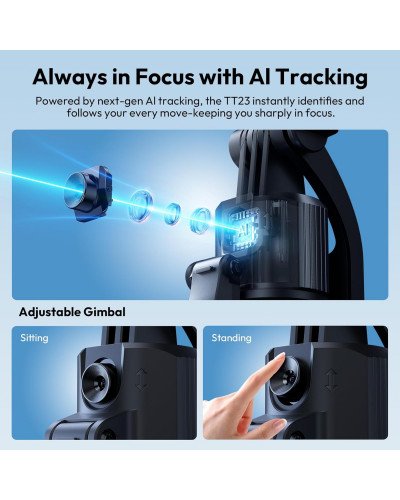 Ulanzi TT23 Auto Face Tracking Tripod and Selfie Stick